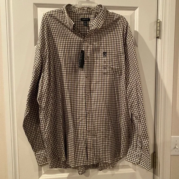 NWT Van Heusen Premium No Iron Long Sleeve Shirt Size 18-18 1/2 - Picture 2 of 6